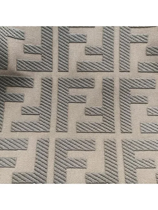 Fendi Peekaboo Green Beige Canvas Leather Messenger Bag - Picture 14 of 16